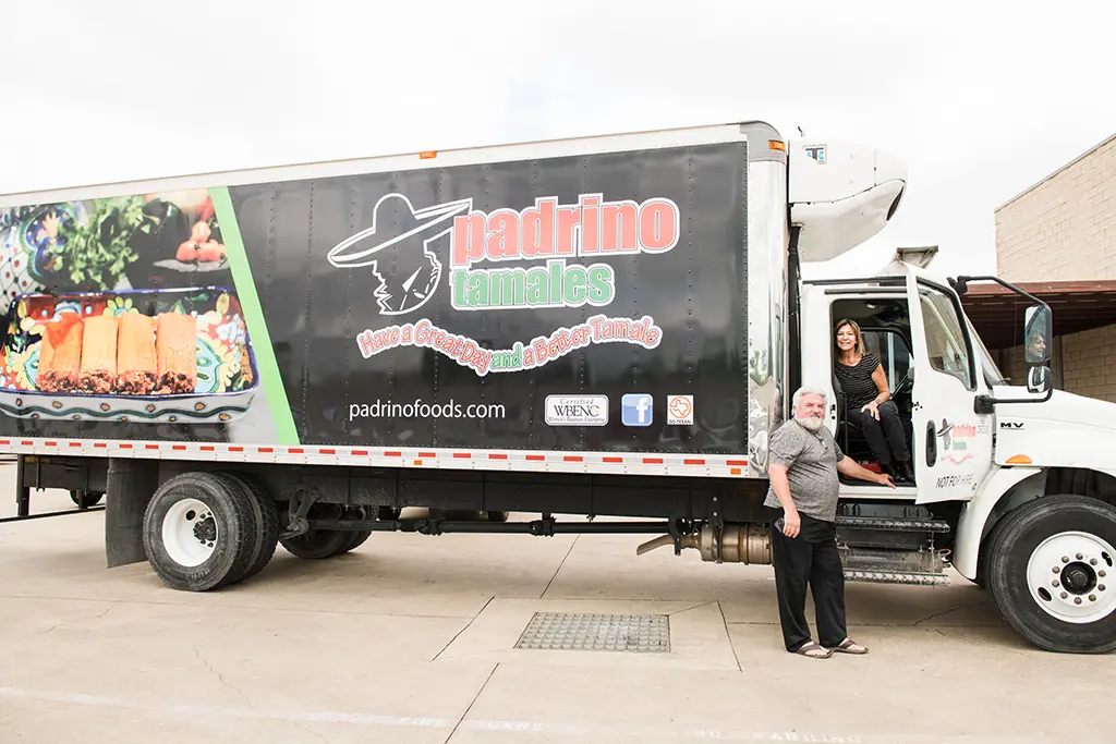 David and Diane with our First Padrino Truck